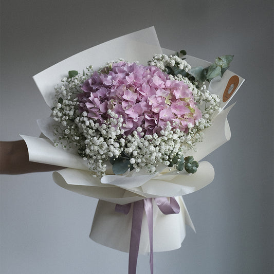 Harmony Hydrangea Bouquet - Pink (Pre Order 3 days in advance)